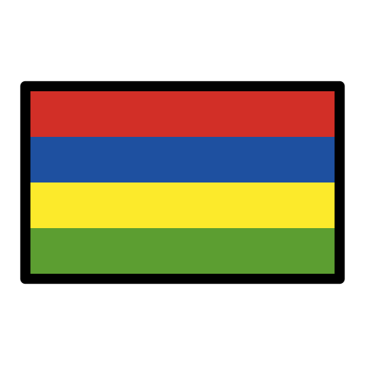 Flag: Mauritius as drawn by OpenMoji in 17.0