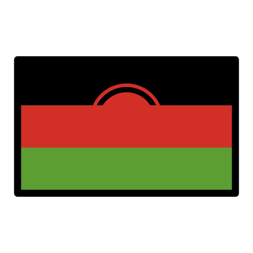 Flag: Malawi as drawn by OpenMoji in 17.0