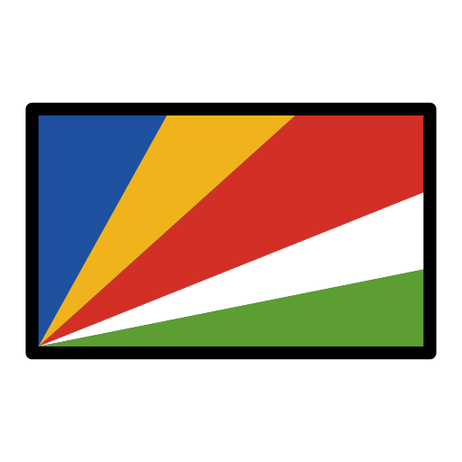 Flag: Seychelles as drawn by OpenMoji in 17.0