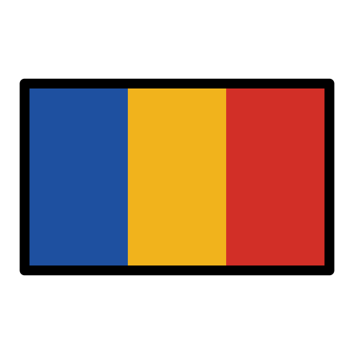 Flag: Chad as drawn by OpenMoji in 17.0
