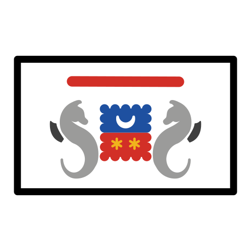 Flag: Mayotte as drawn by OpenMoji in 17.0