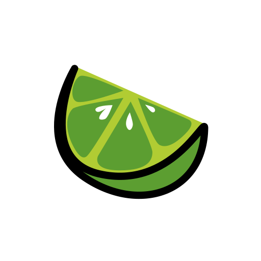 Lime as drawn by OpenMoji in 17.0