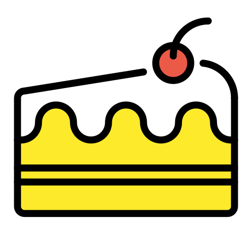 Shortcake as drawn by OpenMoji in 17.0