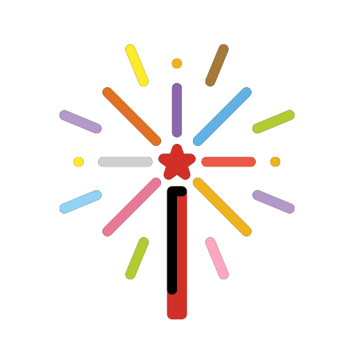 Fireworks as drawn by OpenMoji in 17.0