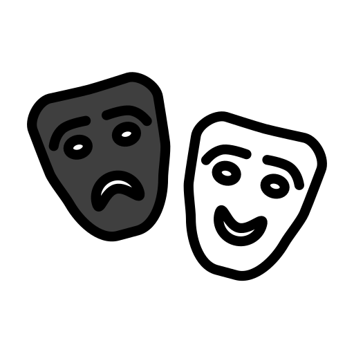 Performing Arts as drawn by OpenMoji in 17.0
