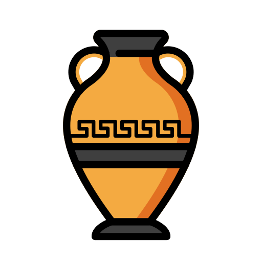 Amphora as drawn by OpenMoji in 17.0