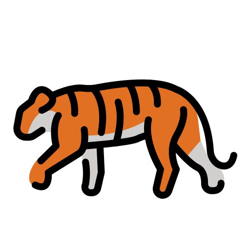 نمر as drawn by OpenMoji in 17.0
