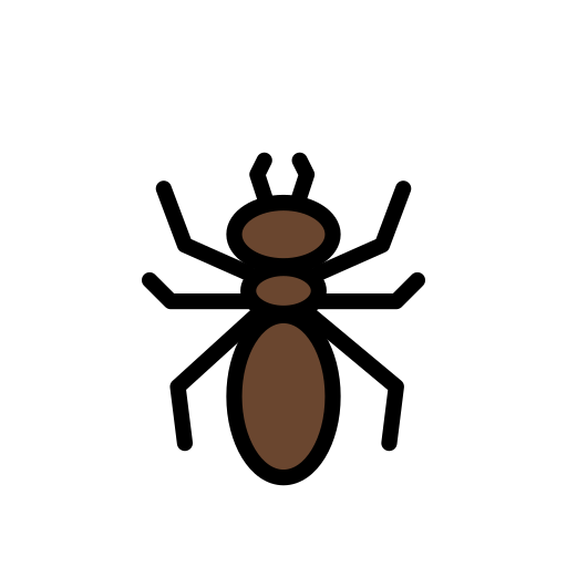 Ant as drawn by OpenMoji in 17.0
