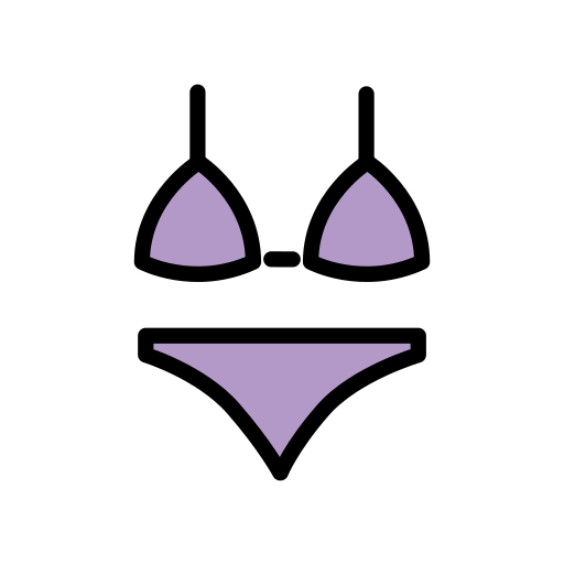 Bikini as drawn by OpenMoji in 17.0