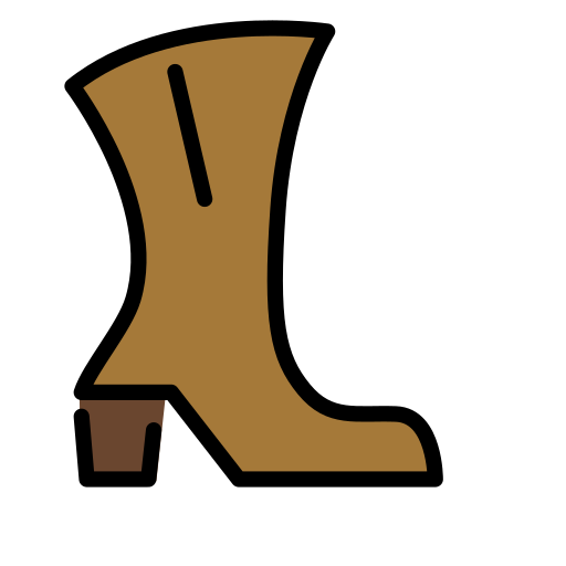 Woman’s Boot as drawn by OpenMoji in 17.0