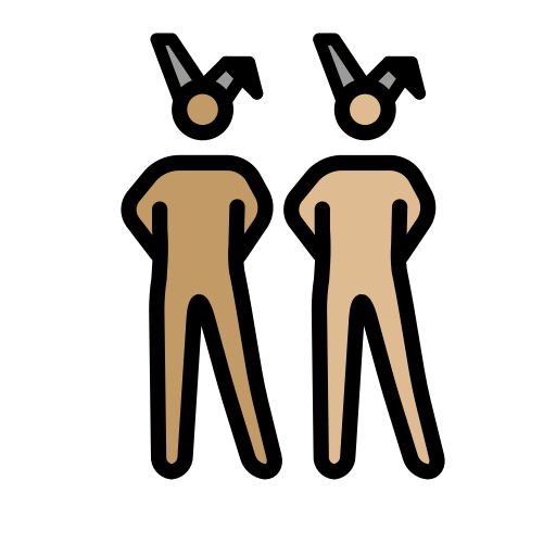 Men with Bunny Ears: Medium Skin Tone, Medium-Light Skin Tone, the design in this release