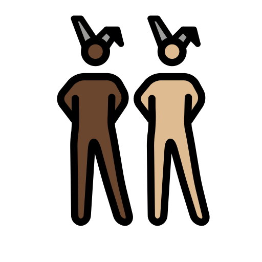 Men with Bunny Ears: Dark Skin Tone, Medium-Light Skin Tone, the design in this release