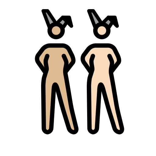 Women with Bunny Ears: Medium-Light Skin Tone, Light Skin Tone, the design in this release