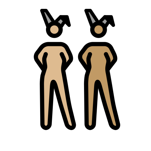 Women with Bunny Ears: Medium-Light Skin Tone, Medium Skin Tone, the design in this release