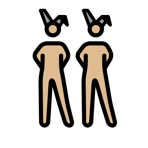 People with Bunny Ears: Medium-Light Skin Tone, the design in this release