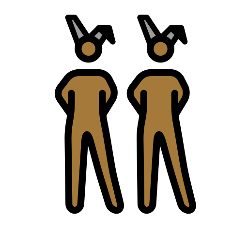 People with Bunny Ears: Medium-Dark Skin Tone, the design in this release