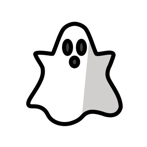 유령 as drawn by OpenMoji in 17.0