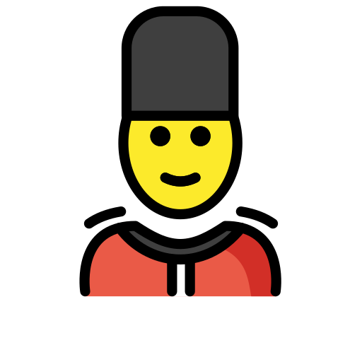 Guard as drawn by OpenMoji in 17.0