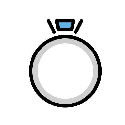 Ring as drawn by OpenMoji in 17.0