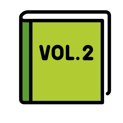 Green Book as drawn by OpenMoji in 17.0
