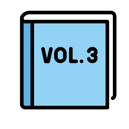 Blue Book as drawn by OpenMoji in 17.0