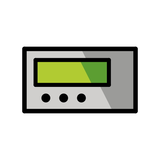 Pager as drawn by OpenMoji in 17.0