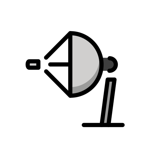 Satellitenschüssel as drawn by OpenMoji in 17.0