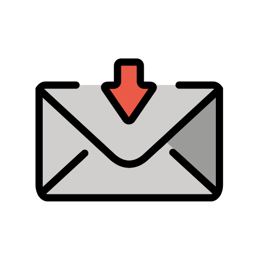 Envelope with Arrow as drawn by OpenMoji in 17.0