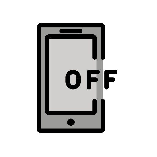 Mobiltelefon Aus as drawn by OpenMoji in 17.0