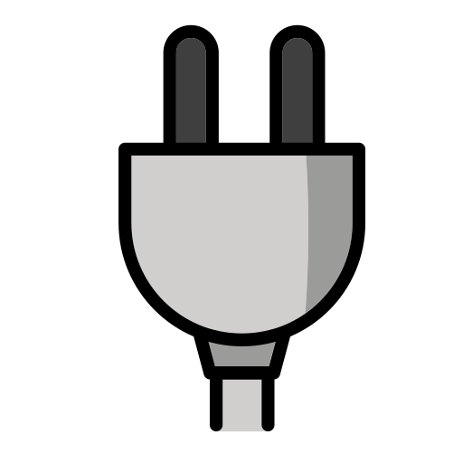 Electric Plug as drawn by OpenMoji in 17.0