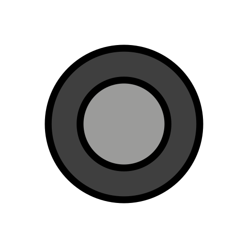 Radio Button as drawn by OpenMoji in 17.0