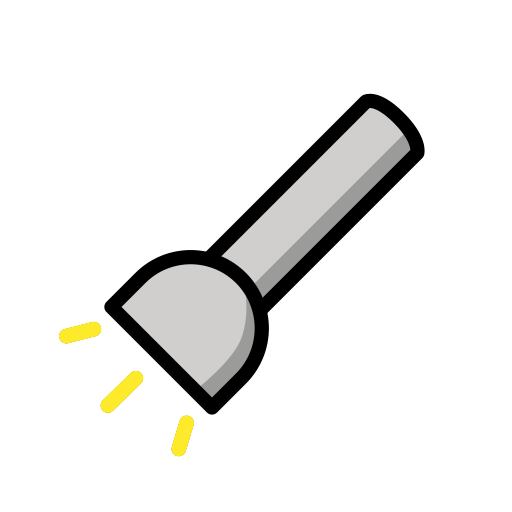 Torcia as drawn by OpenMoji in 17.0