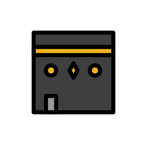 Kaaba as drawn by OpenMoji in 17.0