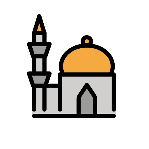 Moschee as drawn by OpenMoji in 17.0