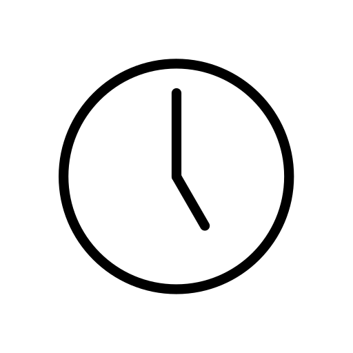 Five O’clock as drawn by OpenMoji in 17.0