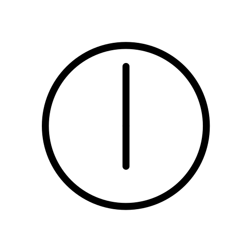 Six O’clock as drawn by OpenMoji in 17.0