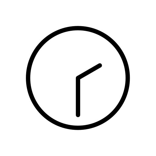 Two-Thirty as drawn by OpenMoji in 17.0