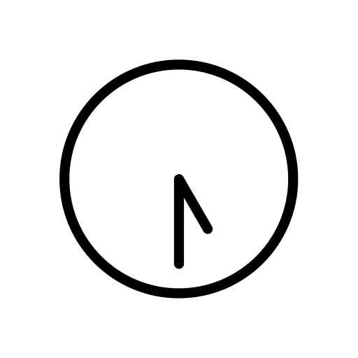 Five-Thirty as drawn by OpenMoji in 17.0