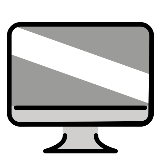 台式电脑 as drawn by OpenMoji in 17.0