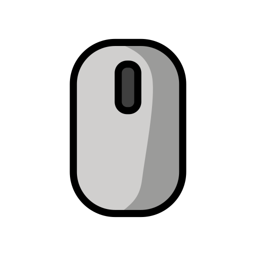 Computer Mouse as drawn by OpenMoji in 17.0