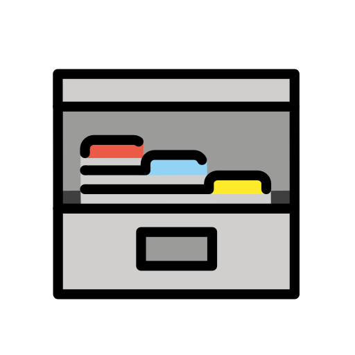 卡片盒 as drawn by OpenMoji in 17.0