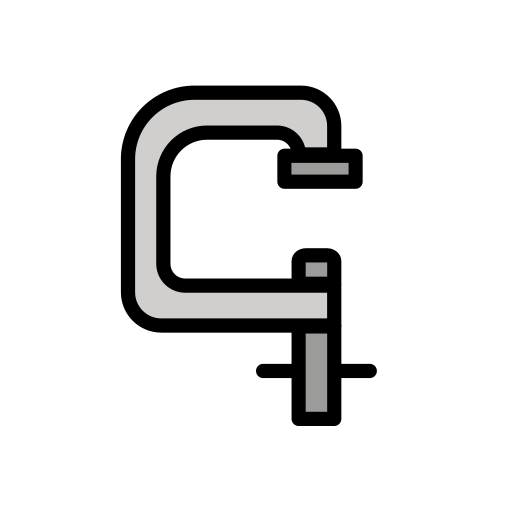 Clamp as drawn by OpenMoji in 17.0