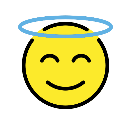 Smiling Face with Halo, the design in this release