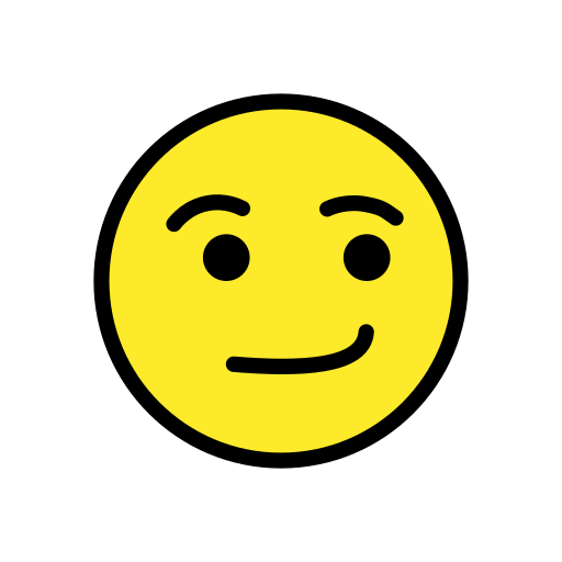Smirking Face, the design in this release