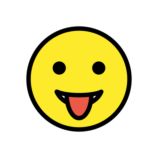 Face with Tongue, the design in this release