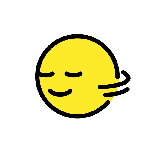 Tête Secouée Horizontalement as drawn by OpenMoji in 17.0