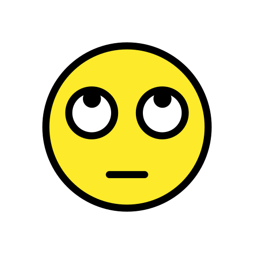 Face with Rolling Eyes, the design in this release