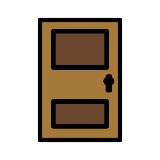 Door as drawn by OpenMoji in 17.0