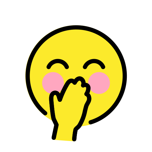Face with Hand Over Mouth, the design in this release