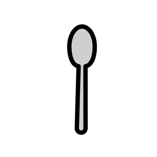 Cucchiaio as drawn by OpenMoji in 17.0